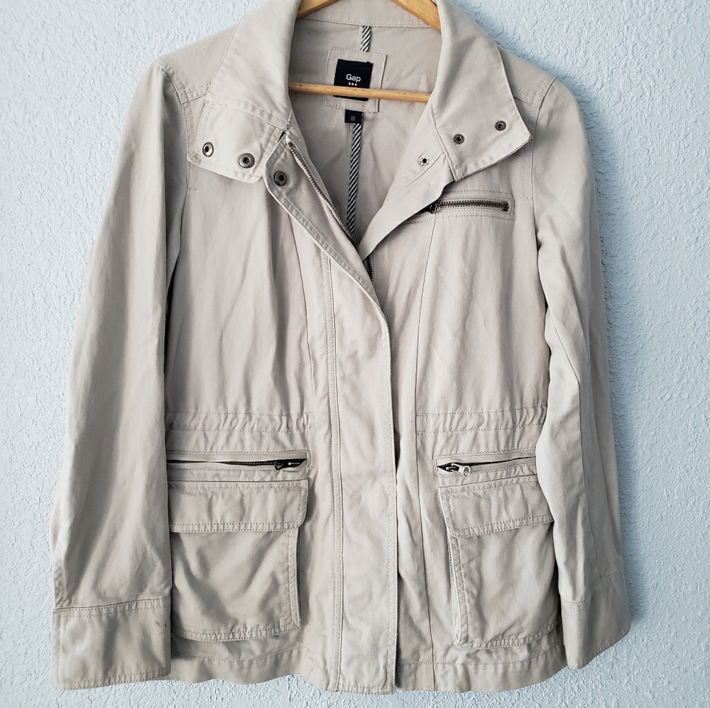 Grey cotton GAP jacket